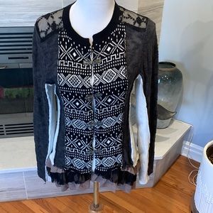 BKE boho Cardigan sweater